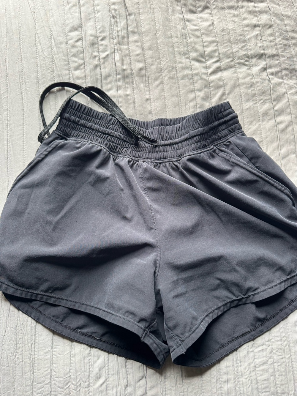 Abercrombie Women’s Athletic Drawstring Shorts -black